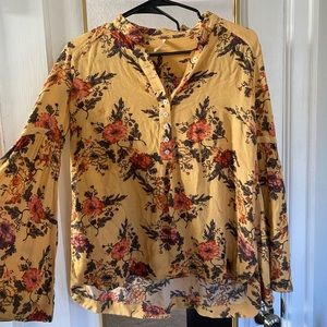 Free People floral blouse